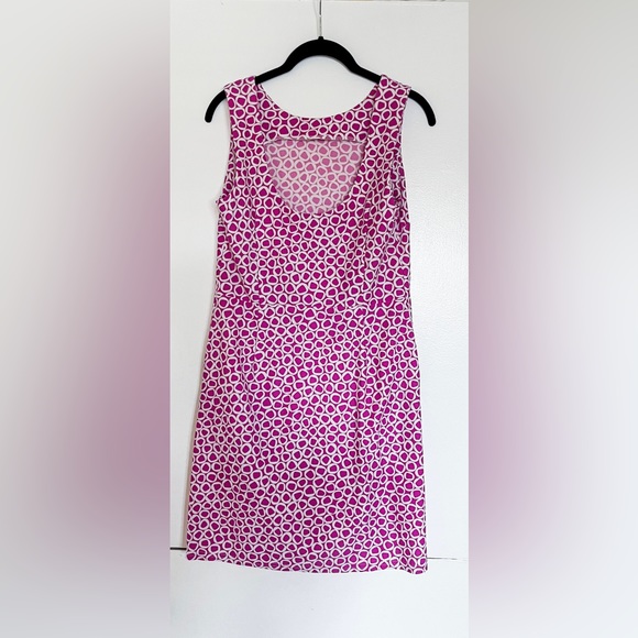 Amazing Jude Connally pink and white sheath dress - Picture 2 of 2